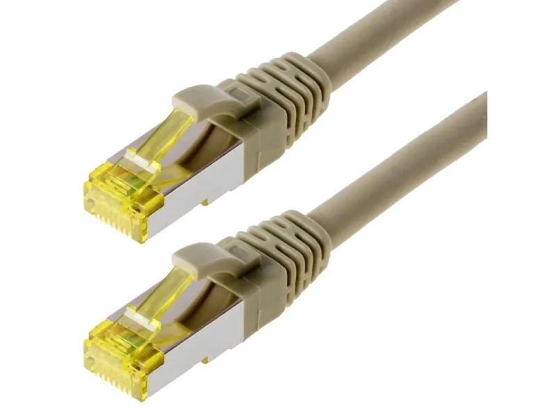 Helos CAT6a S/FTP (PIMF), 30m, 30 m, Cat6a, SF/UTP (S-FTP), RJ-45, RJ-45, Grå