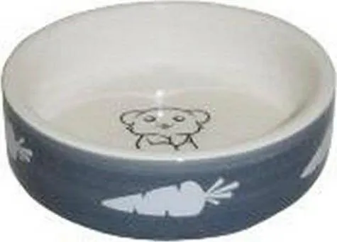 Yarro International YARRO KERAMISK BOWL. TIL HAMSTER/MUS, GRÅ 8,5 x 3 CM