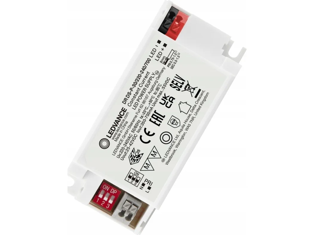 LED-driver 700 mA DIP-bryter
