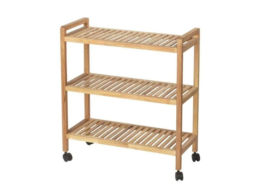WENKO 24837100, Tre, Tre, 3 hyller, 4 hjul, 650 mm, 310 mm