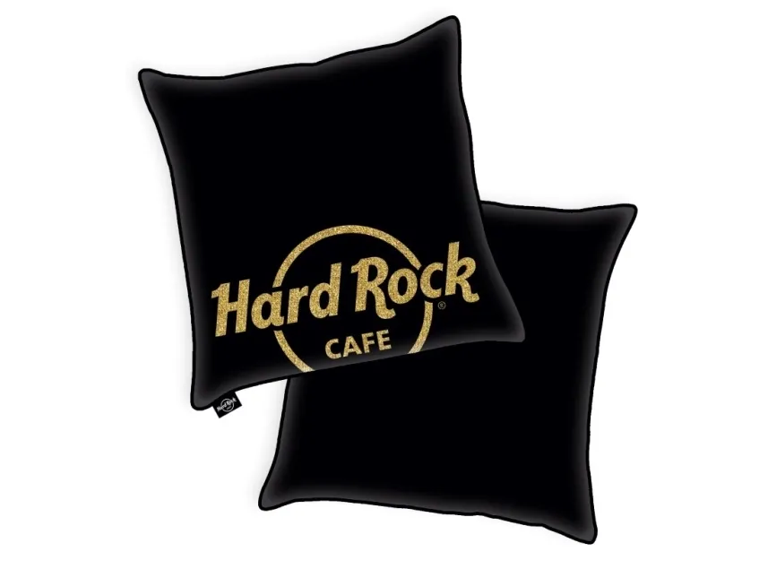 Hard Rock Guld Pude 40 x 40 cm