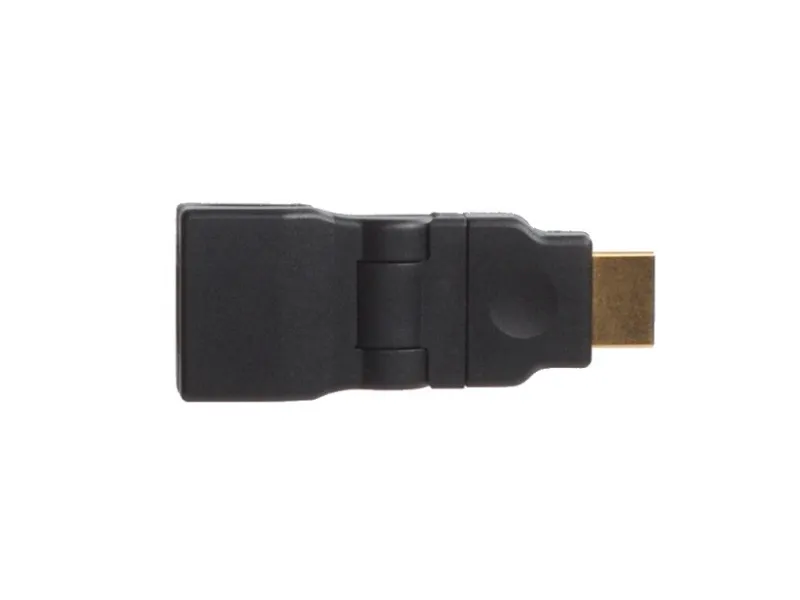 Connectech HDMI™ drejelig adapter 360°. Sort