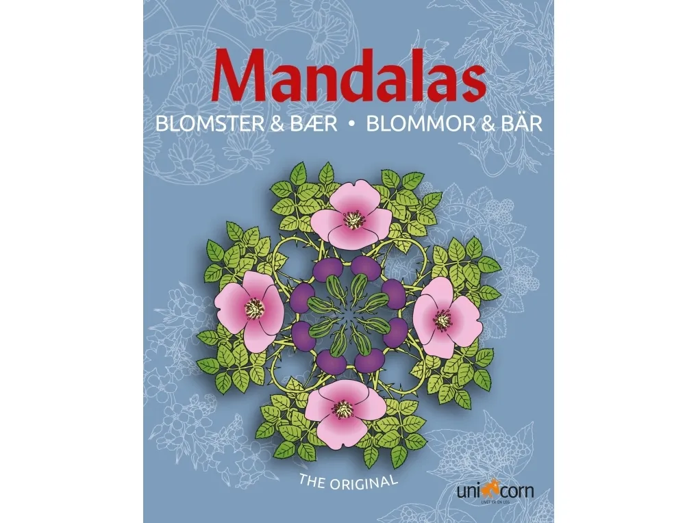 Mandalas - Blomster & Bær | Språk: Dansk