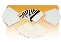 Zebra Premier - Polyvinylklorid (PVC) - 30 mille - rød - kort - for Zebra P110m