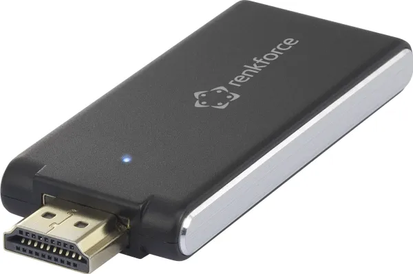 Renkforce renkCast 3, Full HD, 1920 x 1080 piksler, 1080p, H.264, H.265, HDMI, Wi-Fi 5 (802.11ac)