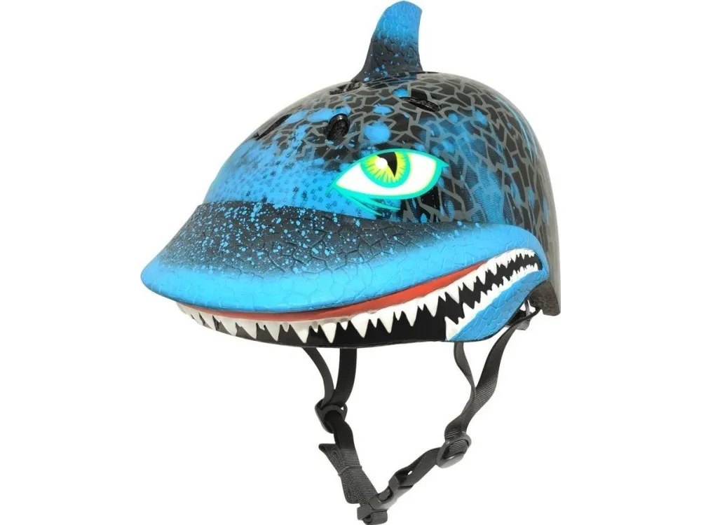 C-PREME junior sykkelhjelm C-PREME SHARK ATTAX black str. S CHILD (50–54 cm) 5+ (NY)