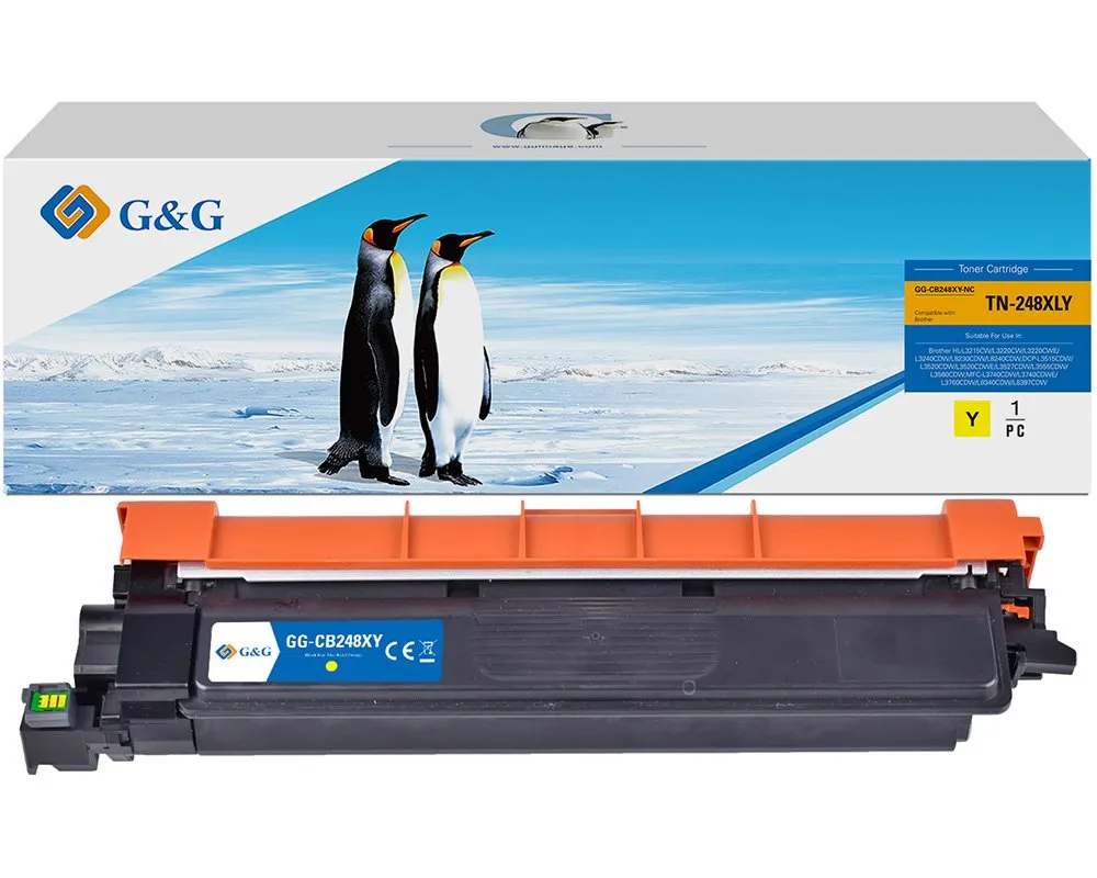 G&G NT-CB248XY-B-S1, 2300 sider, Gult, 1 stykker