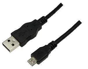LogiLink 5m USB A-USB Micro B, 5 m, USB A, Micro-USB B, USB 2.0, Hankjønn/hankjønn, Sort