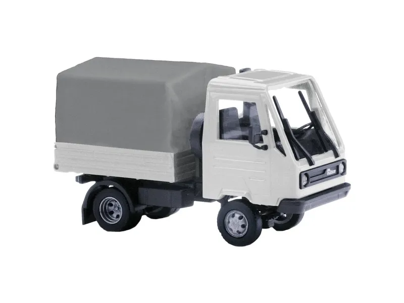 Lastebilmodell Busch 42250 H0 Multicar M26 med lasteplan og presenning