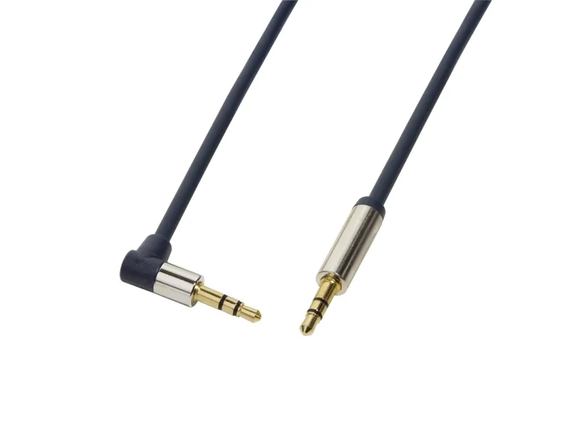 LogiLink 3.5mm - 3.5mm 1.5m, 3.5mm, Hankjønn, 3.5mm, Hankjønn, 1,5 m, Blå