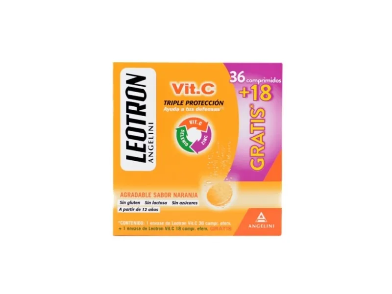 Leotron vitaminer C 36 + 18 brusetabletter