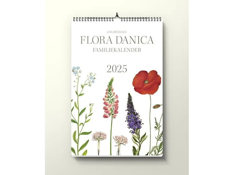 Flora Danica familiekalender 2025 | Gyldendal | Språk: Dansk