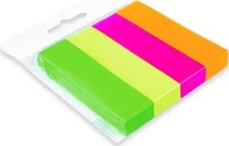 Penword Notes selvklebende bokmerker 19x76, 4 farger