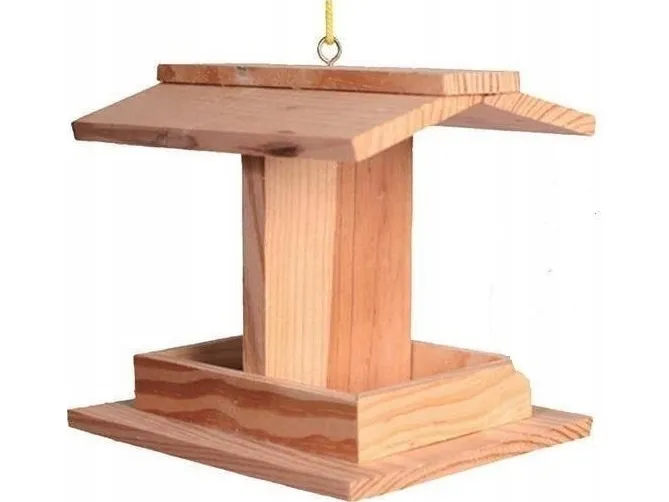 Garden&Fun fuglekasse i tre 14x11x11,5 cm farger i pakken
