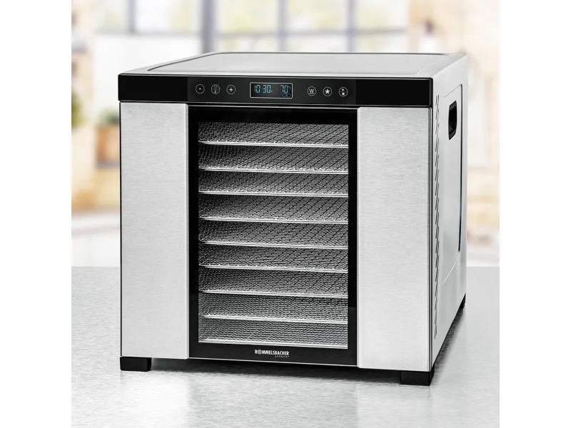 Rommelsbacher DA 1050, Svart, Rustfritt stål, Rustfritt stål, LCD, 99 t, 16000 cm², 380 x 394 mm