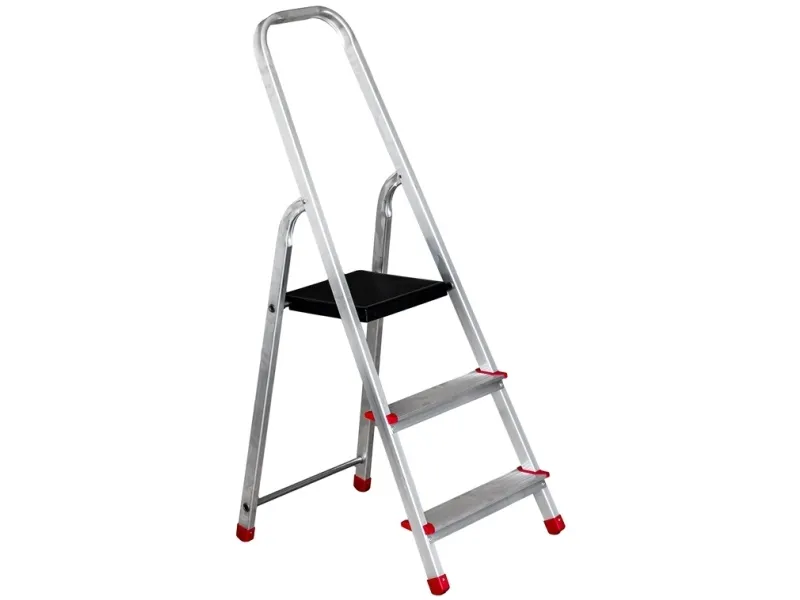 Hailo husholdningsstige 3 trinn i aluminium