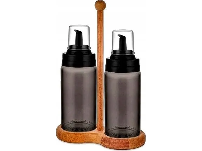 Katex sett med olje & eddik-beholdere 2 x 245 ml Exclusive Black Pearl