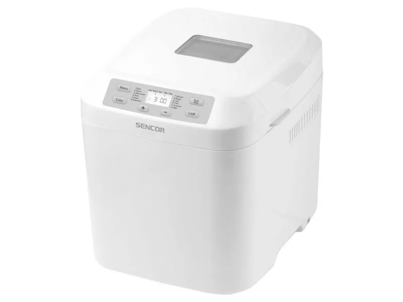 Sencor SBR 1040WH, 900 g, Forsinket start timer, Tittevindu, Timer, Variabel skorpebruningsinnstilling, Funksjon til å holde varmen