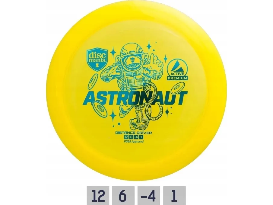 Discmania Active Premium Astronaut Driver, Gul