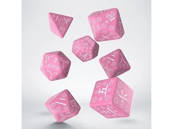 Q-Workshop komplett sett: Japanese Dice Set - Sweet Spring Memory