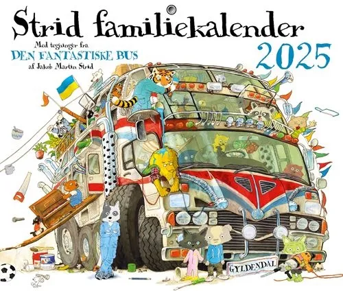 Strid familiekalender 2025 | Jakob Martin Strid | Språk: Dansk