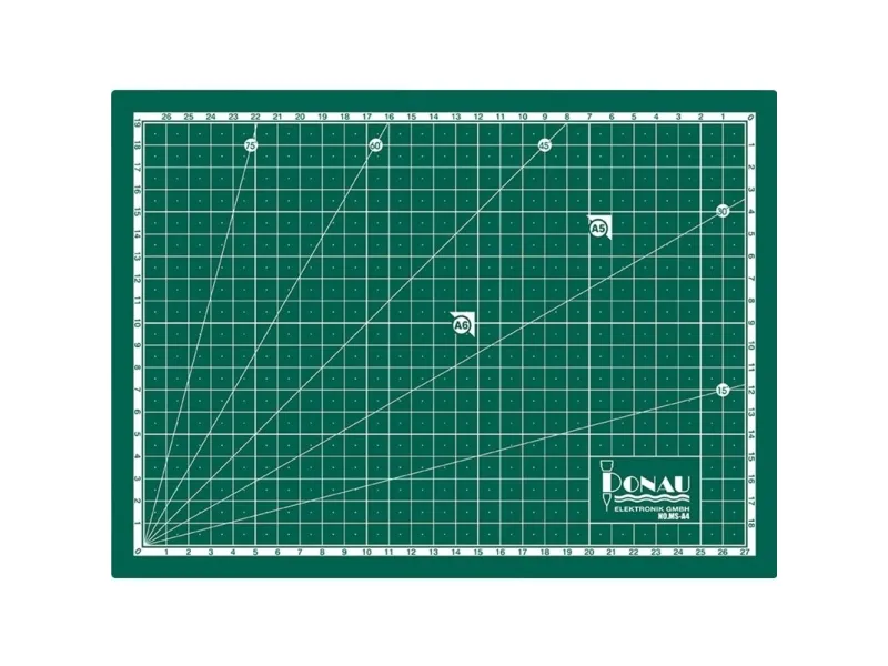 Donau Elektronik skjærematte (L x B) 300 mm x 220 mm grønn 1 stk