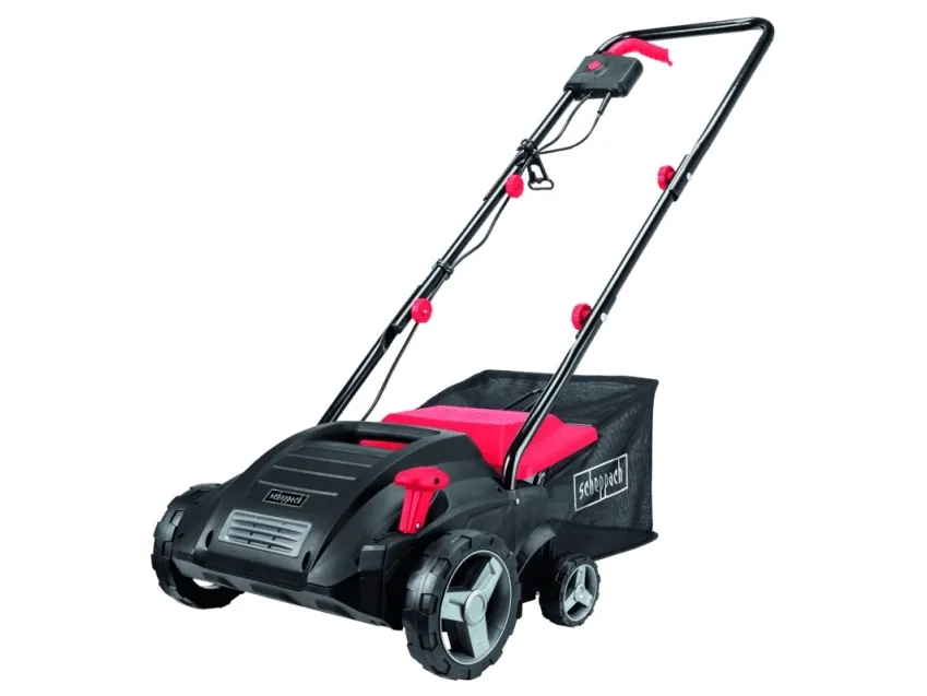 Scheppach SC32, 1500 W, 32 cm, 30 l, Sort, Rød, 440 mm, 530 mm
