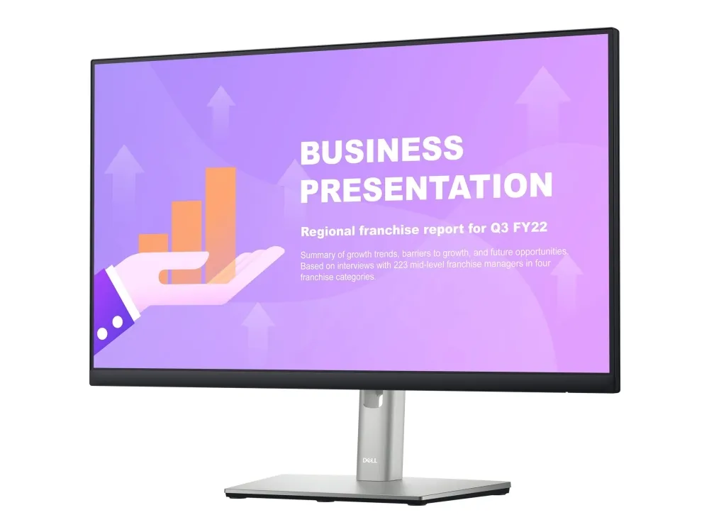Dell P2422HE - LED-skjerm - 24 - 1920 x 1080 Full HD (1080p) @ 60 Hz - IPS - 250 cd/m² - 1000:1 - 5 ms - HDMI, DisplayPort, USB-C - med 3-års Advanced Exchange Service and Premium Panel Guarantee