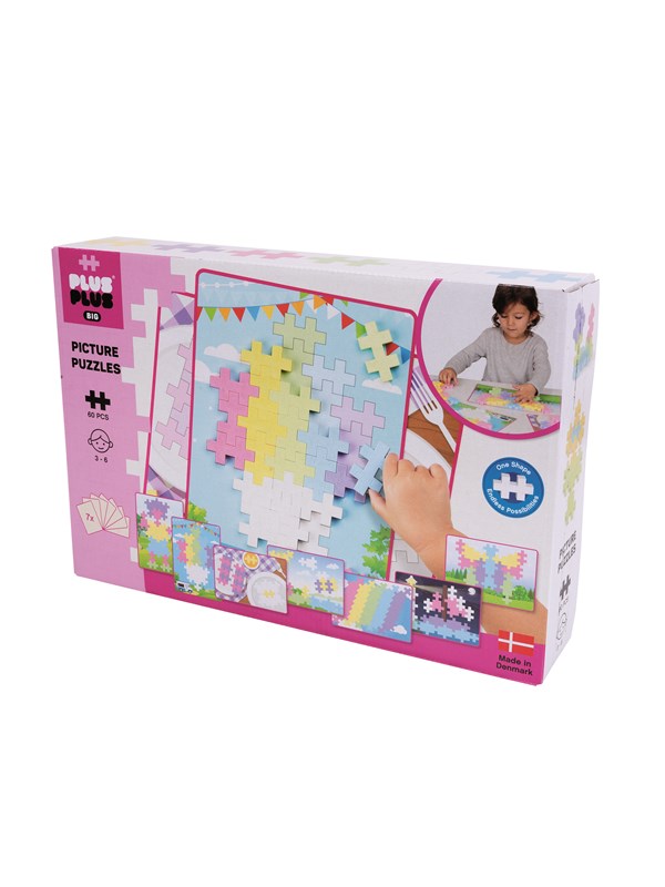 Plus-Plus BIG Picture Puzzel Pastel / 60 pcs