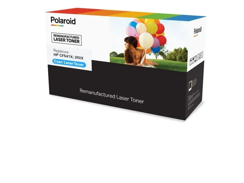 Polaroid - Cyan - kompatibel - Genprodusent - tonerpatron - for HP Color LaserJet Pro M254dw, M254nw, MFP M280nw, MFP M281cdw, MFP M281fdn, MFP M281fdw