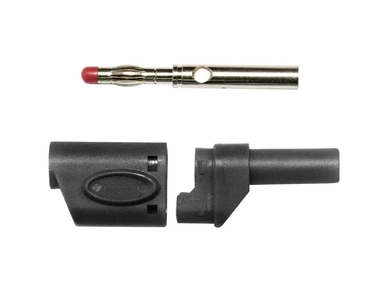 Mueller Electric BU-3110410-0 bananstikk kontaktstift-diameter 4 mm svart 1 stk single