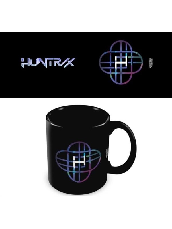 Pyramid - Mug K-Pop Demon Hunters (Huntrix Logo) Black Pod - Krus