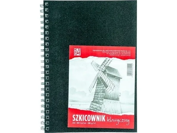 Koh I Noor skisseblokk A4 80k hvit