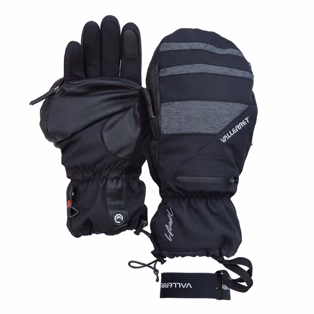 Vallerret Skadi Zipper Mitt LRS: svart str. L