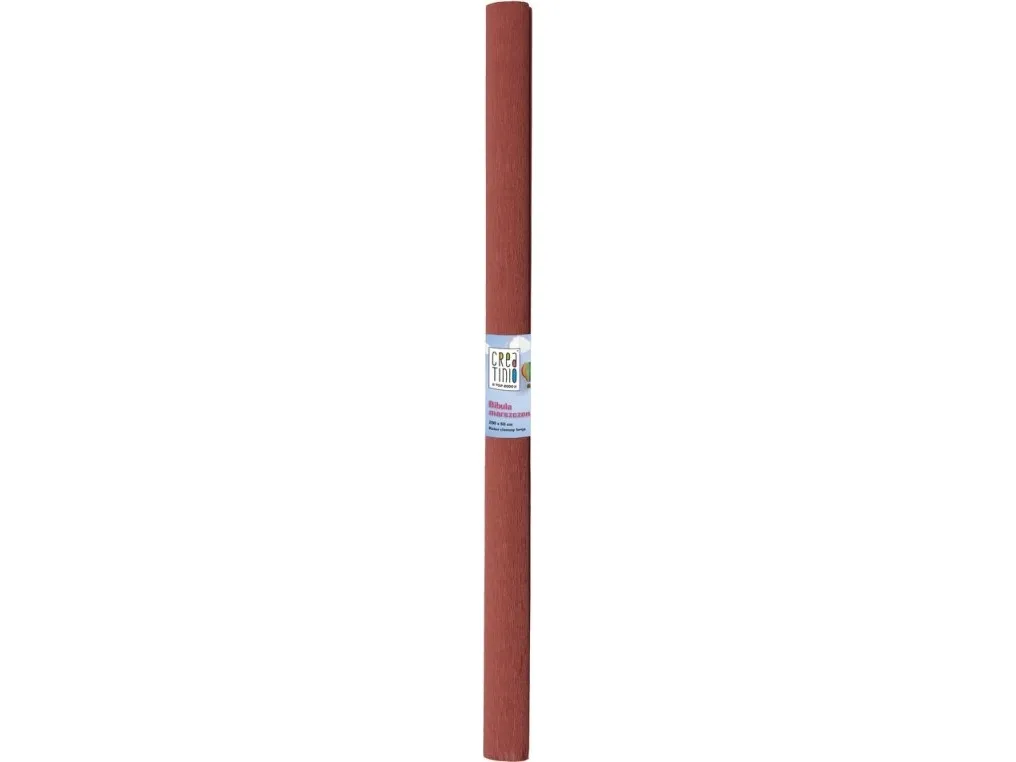 Creatino bølgepapir (rynket) 50x200 cm mørkebrun