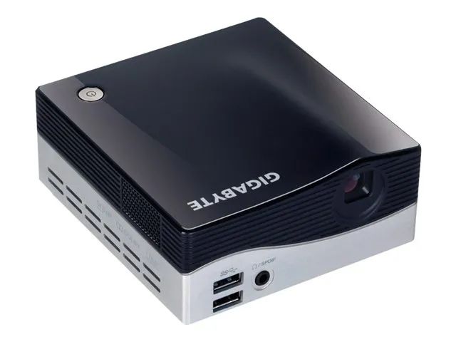 Gigabyte BRIX Projector GB-BXPi3-4010 (rev. 1.0) - Barebone - Ultra Compact PC Kit 1 x Core i3 4010U - RAM 0 GB - HD Graphics 4400 - Gigabit Ethernet
