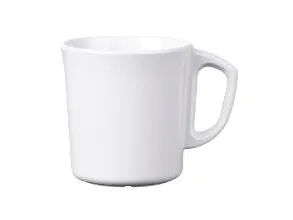 Krus Rosti Hamlet 19 cl 7.5cm Melamin Hvid,stk