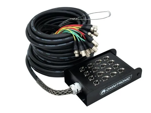 Omnitronic 30304625, 30 m, Sort, 180 mm, 90 mm, 260 mm, 12,6 kg