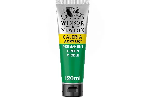 Winsor & Newton Galeria akrylmaling 120 ml Perm Green Med 484