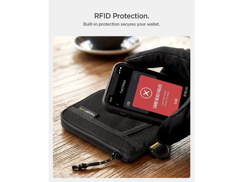 Spigen LF300 RFID Wallet - Black
