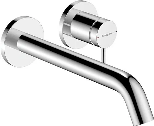 Håndvaskarm Tecturis S 2huls 225mm krom