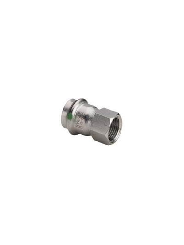 Viega Sanpress Inox transition 22 mm x 3/4" stainless steel 436629