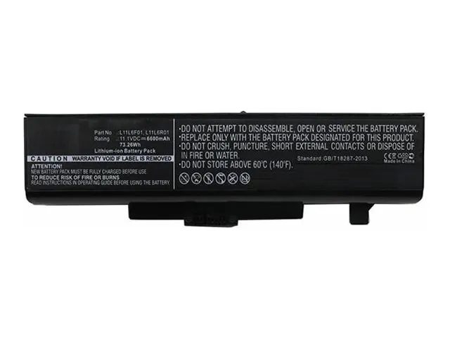 CoreParts - Batteri til bærbar PC - litiumion - 6600 mAh - 73.3 Wh - svart - for Lenovo E49 3464  ThinkPad Edge E130  E330 3354