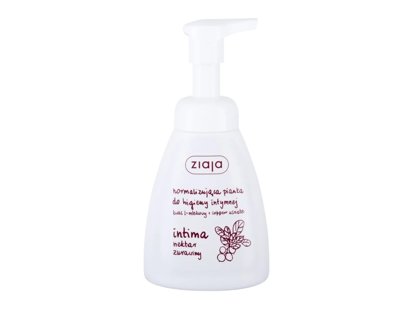 Ziaja Intima Nectar tranebær normaliserende intimhygieneskum 250 ml