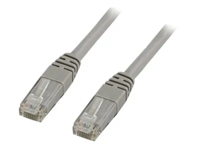 X-Shield - Koblingskabel - RJ-45 (hann) til RJ-45 (hann) - 10 m - UTP - CAT 6 - halogenfri, formstøpt - grå