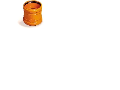 PVC kloak dobbeltmuffe Ø160 mm