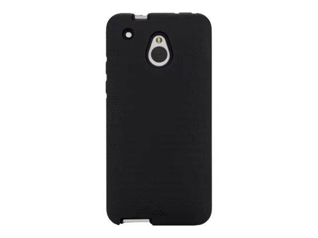 Case-Mate Tough - Beskyttelsesdeksel for mobiltelefon - silikon, polykarbonat - svart/svart - for HTC One Mini