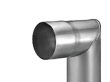 87 mm VM ZINC knærør udvending søm 85 grader