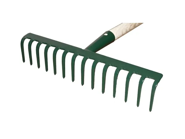 KARD UNIVERSALUS GRĖBĖLIS 14 DANTŲ PLOKŠČIAS SIJAS SU VELENU 130cm