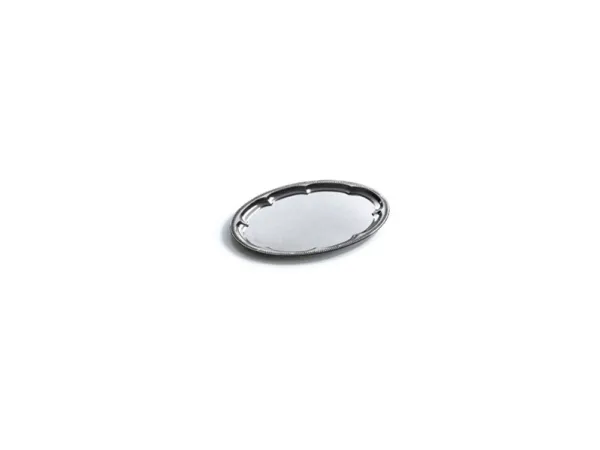 Serveringsfad 34x46 cm Oval Sølvblik,stk